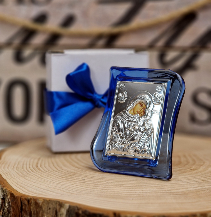 Iconita Maica Domnului  BLUE [4]