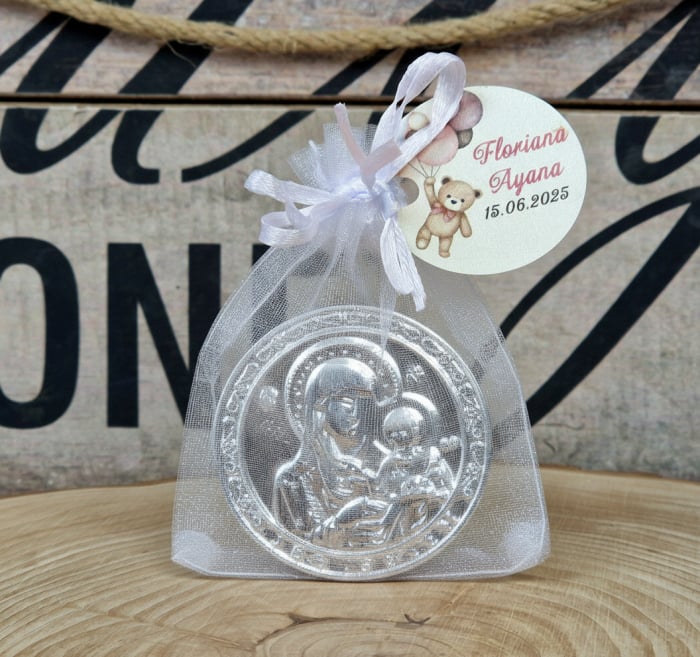 Iconita argintie (magnetica) Teddy [1]