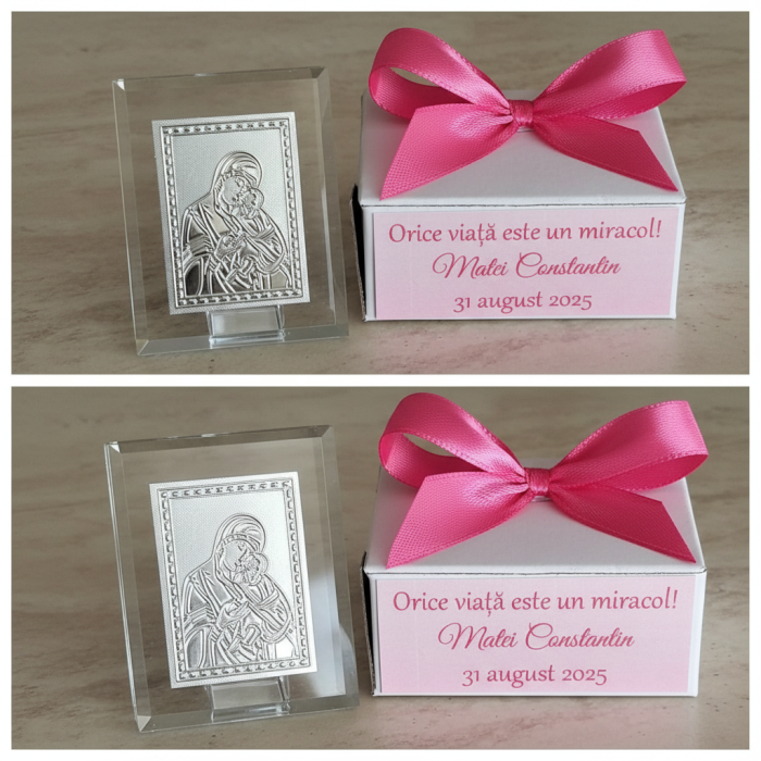 Iconita Maica Domnului (funda roz) [3]