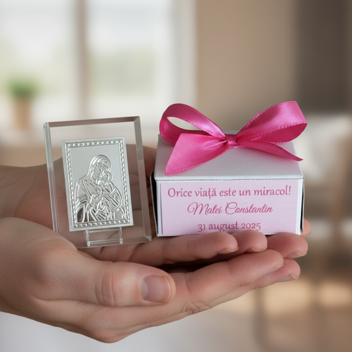 Iconita Maica Domnului (funda roz) [5]