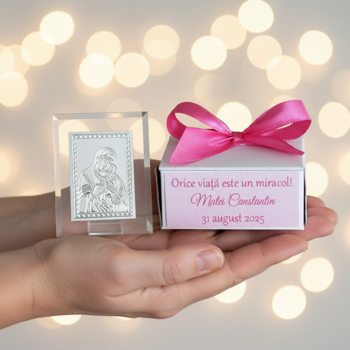 Iconita Maica Domnului (funda roz) [2]