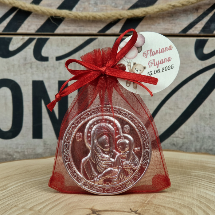 Iconita Maica Domnului  (magnetica) Red [2]