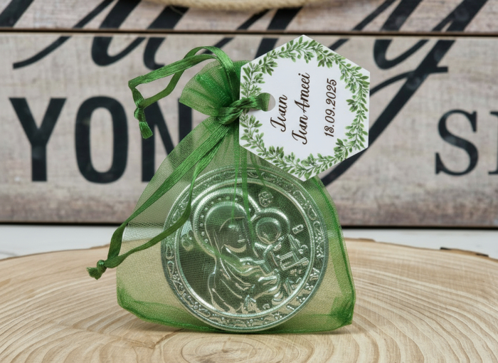 Iconita Maica Domnului  (magnetica) Verde [2]