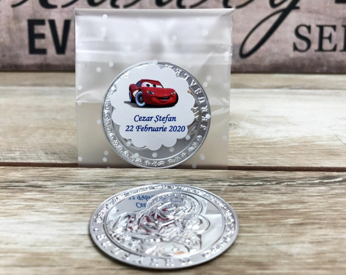 Iconita rotunda magnetica (argintie) [4]