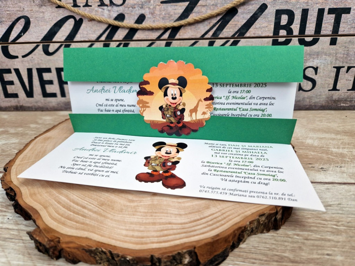 Invitatie Mickey Safari [4]