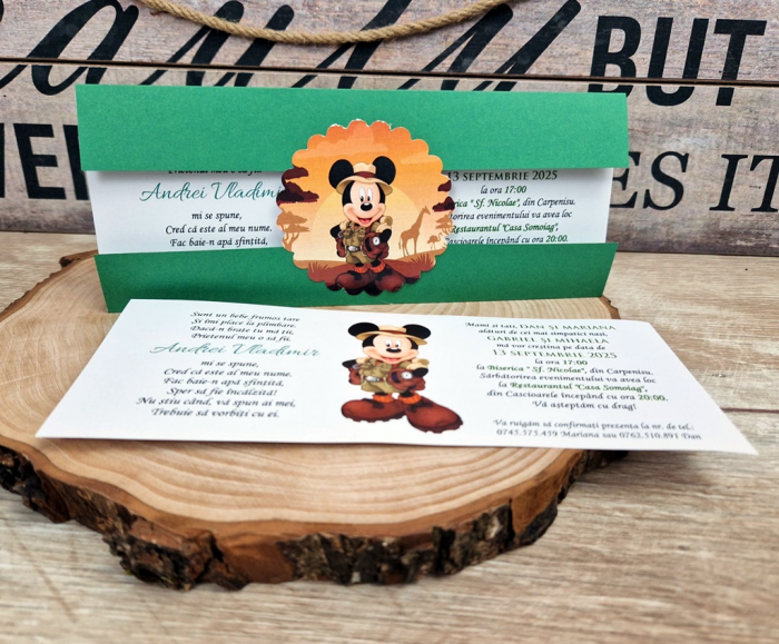 Invitatie Mickey Safari [5]