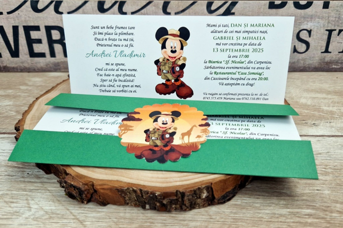 Invitatie Mickey Safari [2]