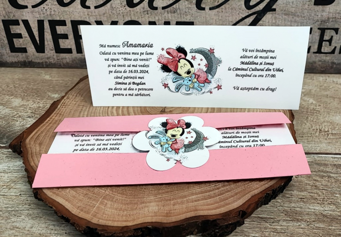 Invitatie 83 - Minnie Sleeping [3]