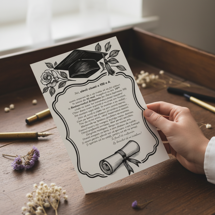 Invitatie BANCHET (plic negru) [10]