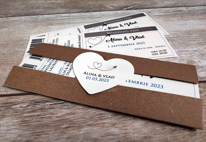 Invitatie BILET de AVION [3]