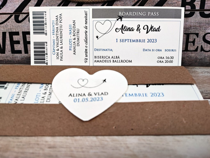 Invitatie BILET de AVION [4]