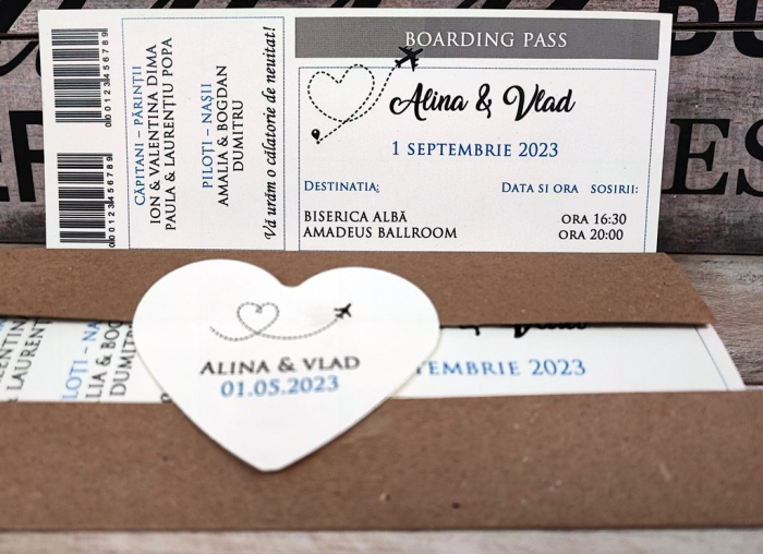 Invitatie BILET de AVION [2]
