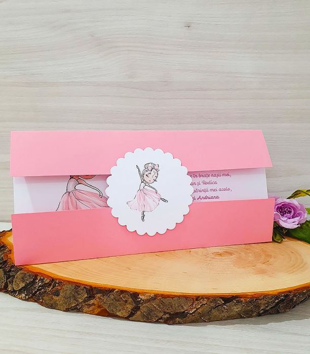 Invitatie botez Balerina [2]