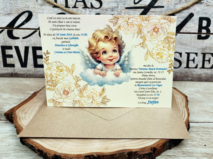 Invitatie Botez ANGEL BABY [5]