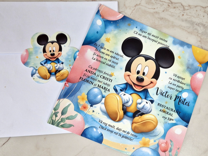 Invitatie botez Mickey Baby [6]