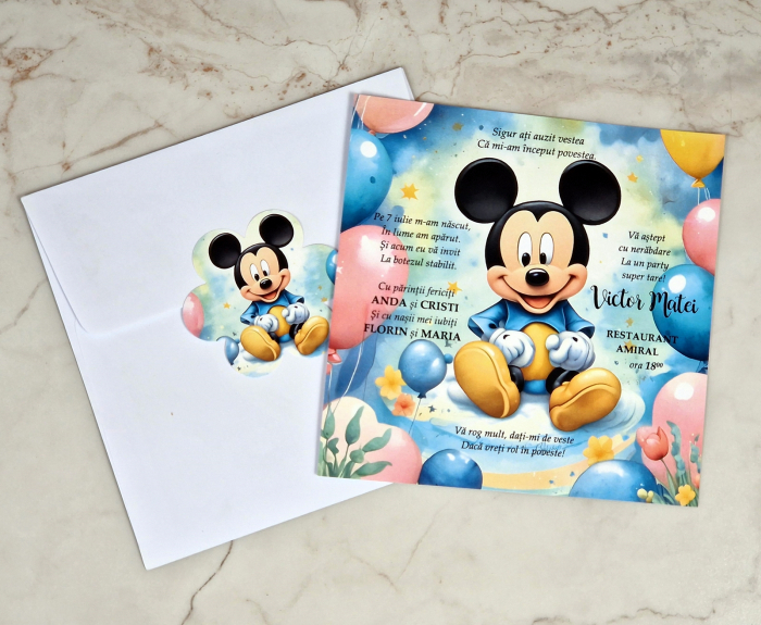 Invitatie botez Mickey Baby [9]