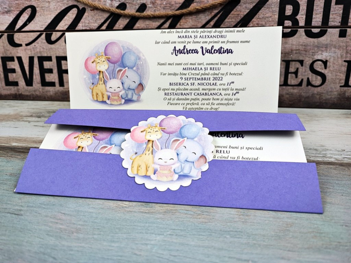Invitatie botez BABY RABBIT [4]