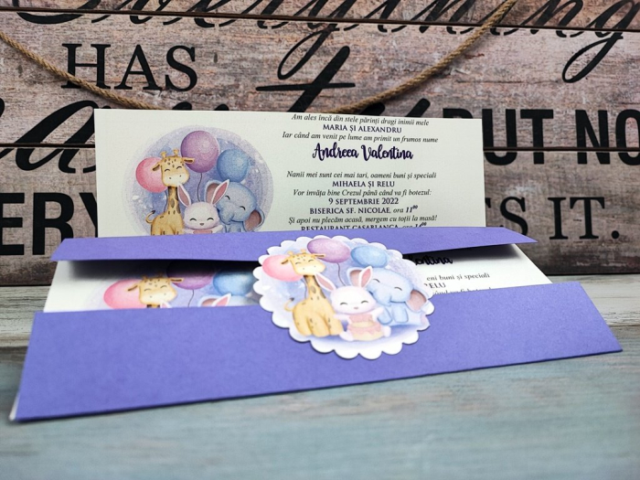 Invitatie botez BABY RABBIT [6]