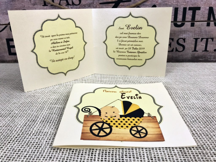 Invitatie botez - Bebe ALBINUTA [5]