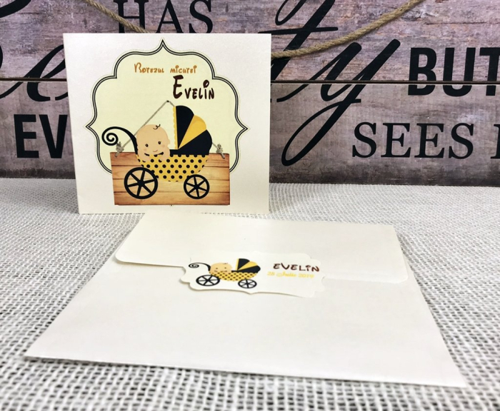Invitatie botez - Bebe ALBINUTA [6]
