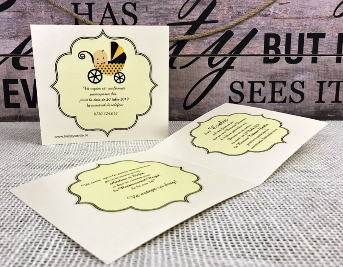 Invitatie botez - Bebe ALBINUTA [4]