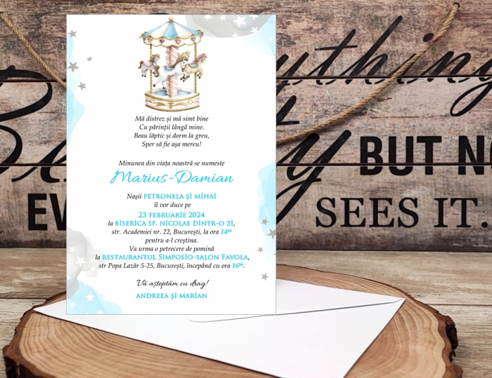Invitatie botez CARUSEL [2]