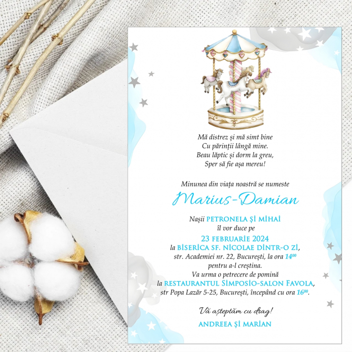 Invitatie botez CARUSEL [3]