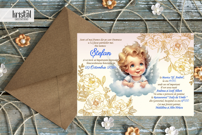 Invitatie Botez ANGEL BABY [2]