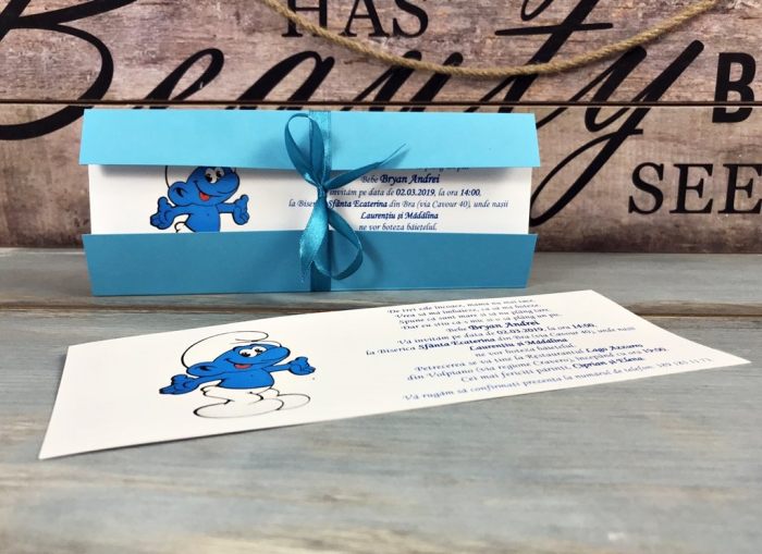 Invitatie botez Micul Strumf [5]