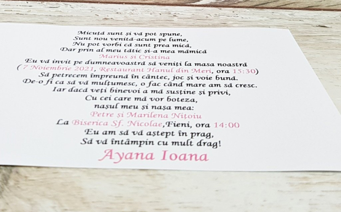 Invitatie botez Micuta Bebelusa [2]