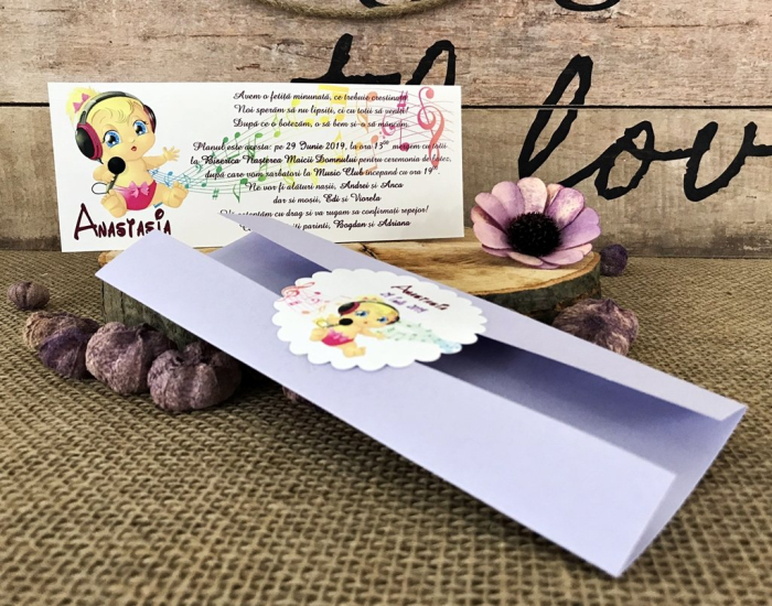 Invitatie botez - MUSIC BABY [4]