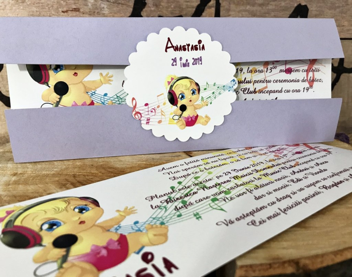 Invitatie botez - MUSIC BABY [3]