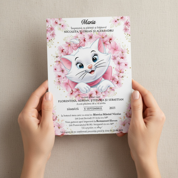 Invitatie botez papirus PISICUTA [2]