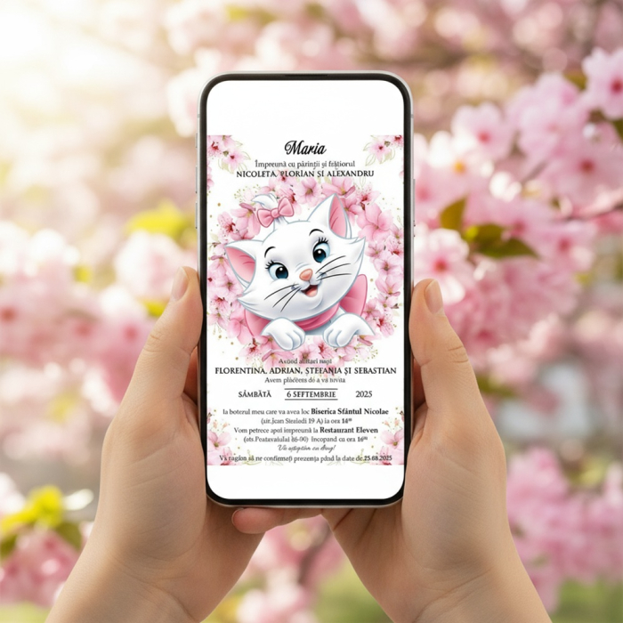 Invitatie botez papirus PISICUTA [3]