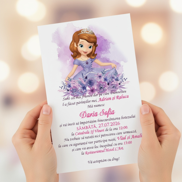 Invitatie botez papirus Sofia [4]