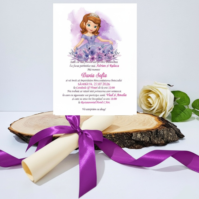 Invitatie botez papirus Sofia [2]