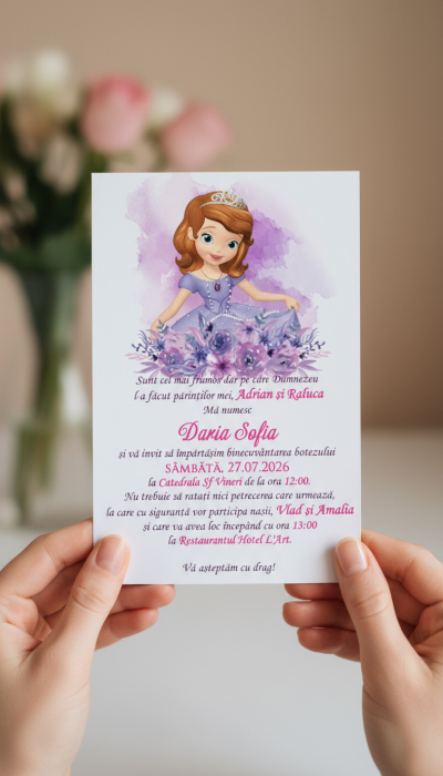 Invitatie botez papirus Sofia [5]