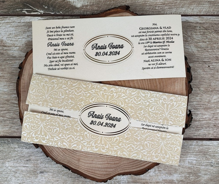 Invitatie botez CATIFEA CREM [4]