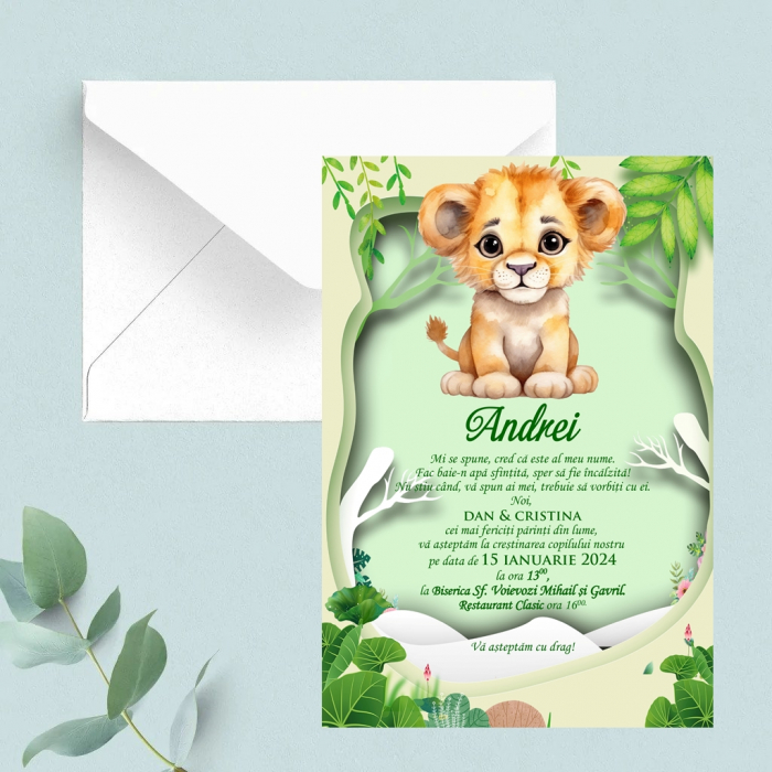 Invitatie Little Lion PM134 [6]