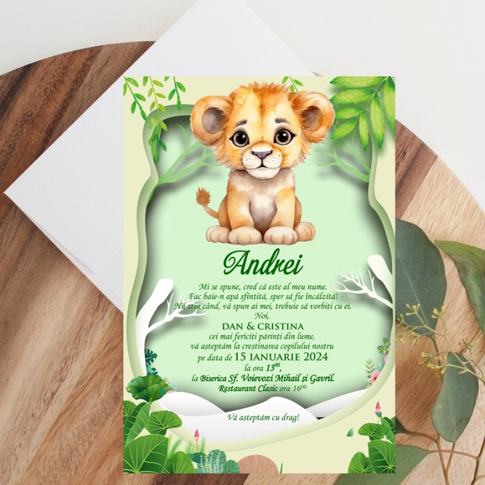 Invitatie Little Lion PM134 [5]