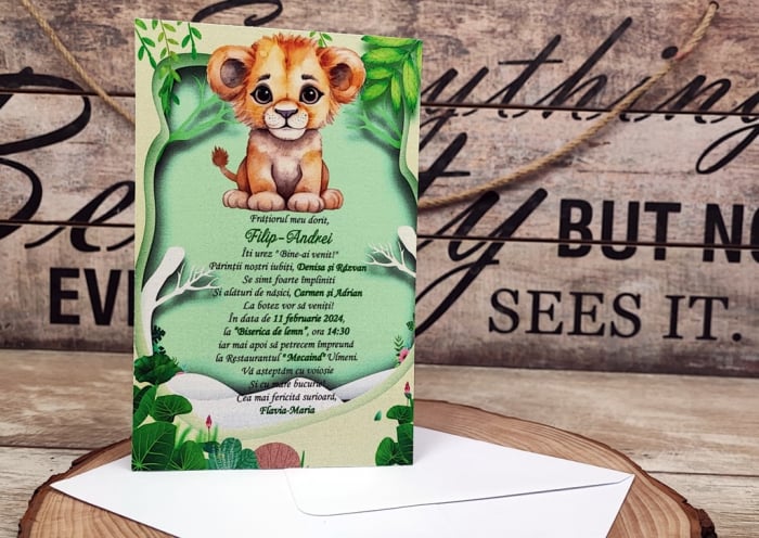 Invitatie Little Lion PM134 [4]