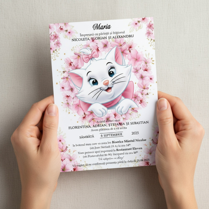 Invitatie botez PM156 PISICUTA [4]