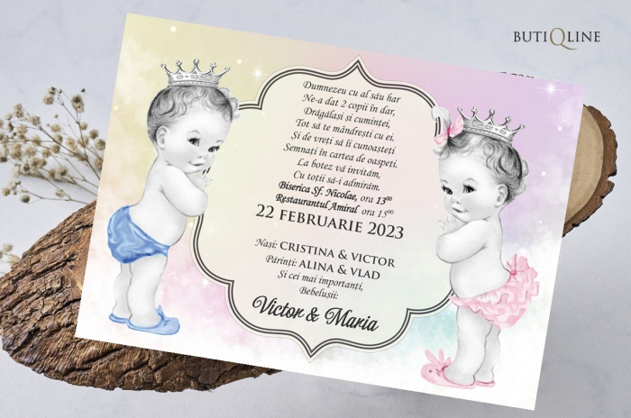 Invitatie botez Gemeni [3]