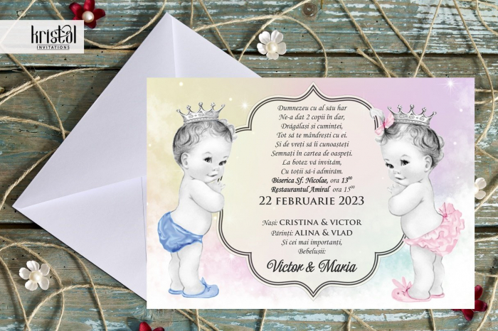 Invitatie botez Gemeni [4]