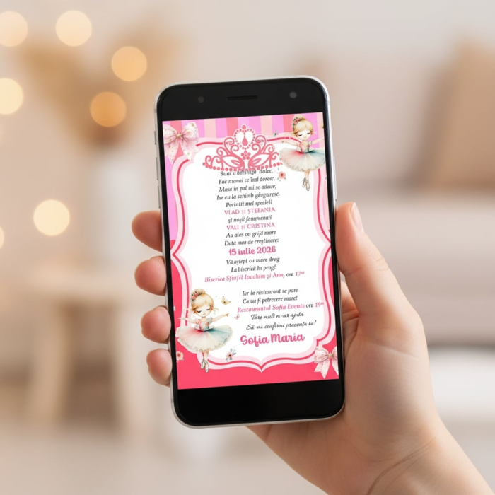 Invitatie botez PRINTESA NOASTRA [3]