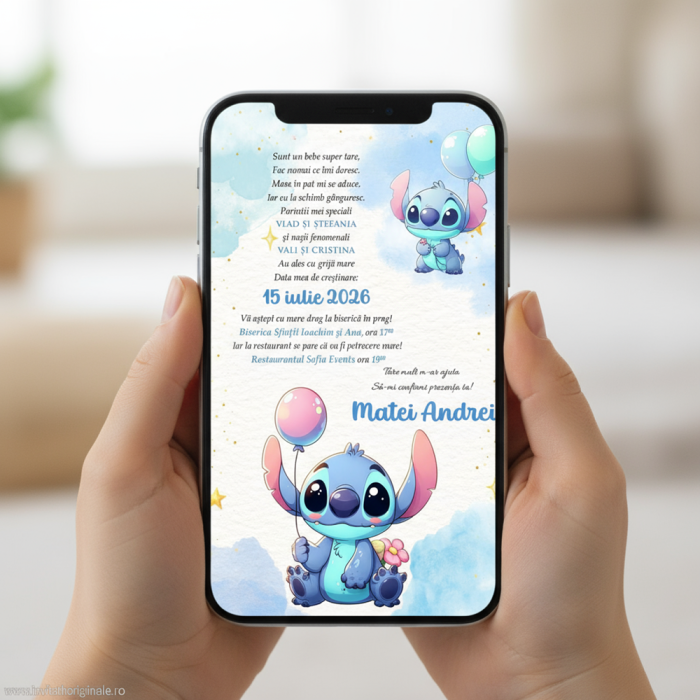 Invitatie botez STITCH [6]
