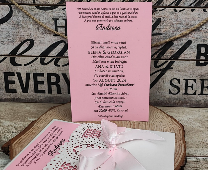 Invitatie botez 3702 Pink [4]