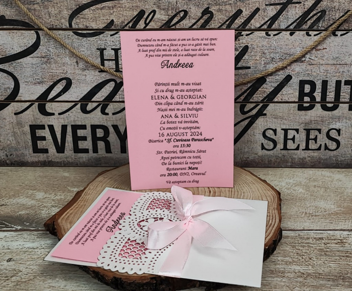 Invitatie botez 3702 Pink [2]