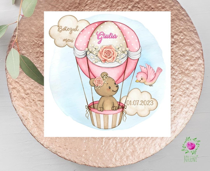 Invitatie botez - URSULET IN BALON [7]