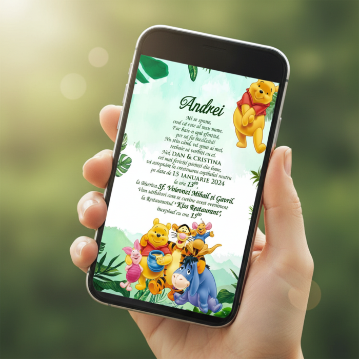 Invitatie botez WINNIE PM112 [5]